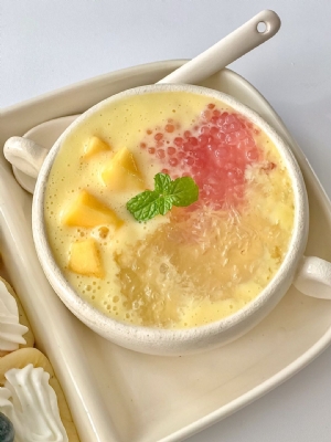 Cách Nấu Yến Chưng Xoài Cốt Dừa Trân Châu – Món Ngon Mát Lạnh Cho Ngày Hè