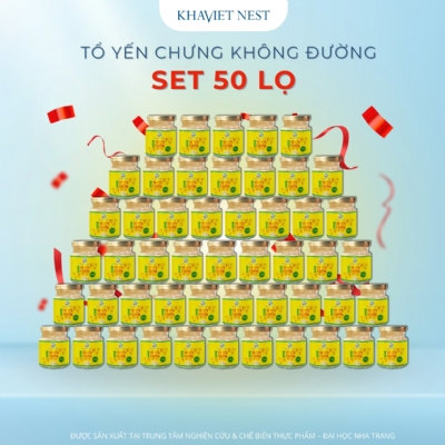 COMBO 50 TỔ YẾN KHÔNG ĐƯỜNG CHƯNG SẴN