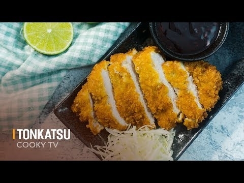 Cách làm THỊT HEO CHIÊN XÙ KIỂU NHẬT BẢN - TONKATSU - トンカツ - Cooky TV