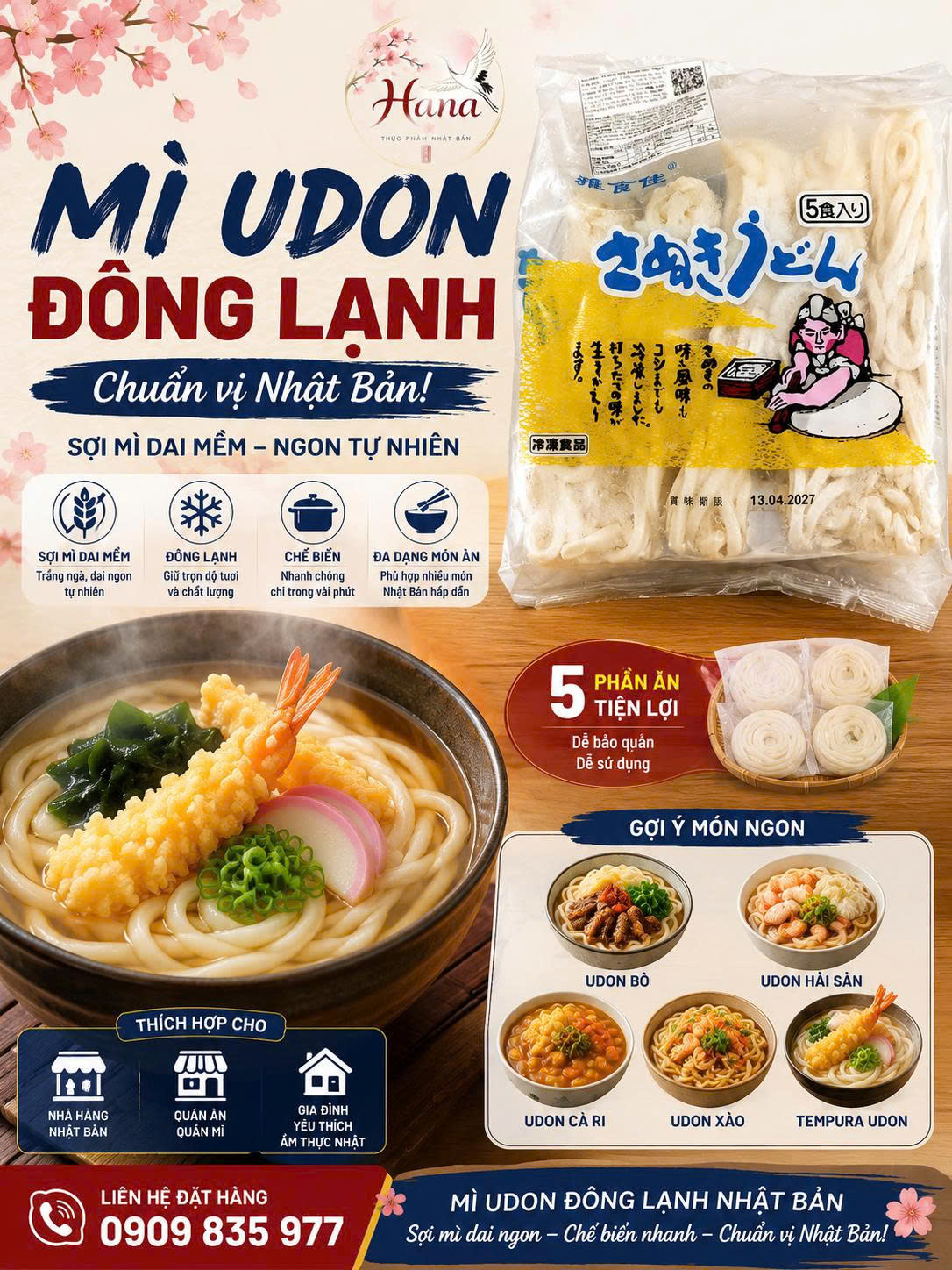 MÌ UDON ĐÔNG LẠNH 