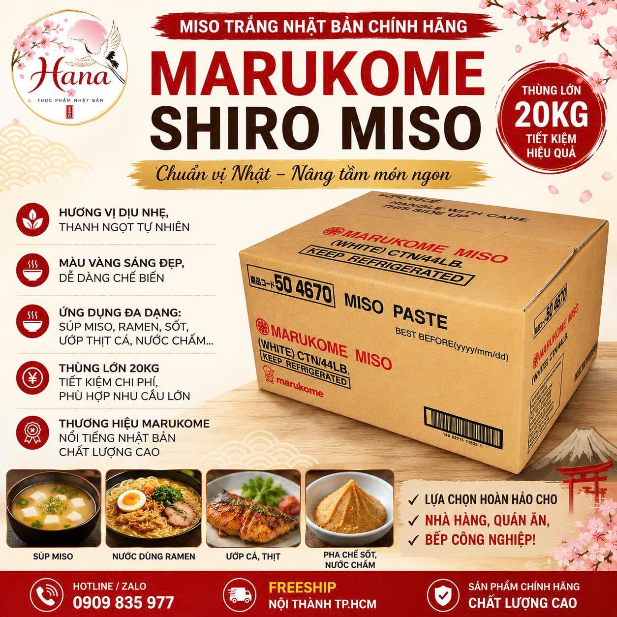 MARUKOME SHIRO MISO 20KG 