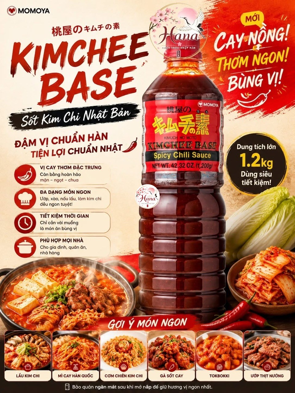 SỐT KIMUCHI NOMOTO 1.2KG 